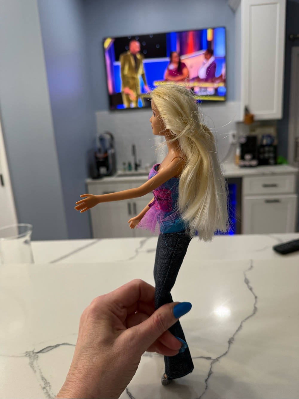 Barbie Totally Hair - Wave It 1999 with twist tool ,comb, barrette,& sunglasses - Picture 4 of 11